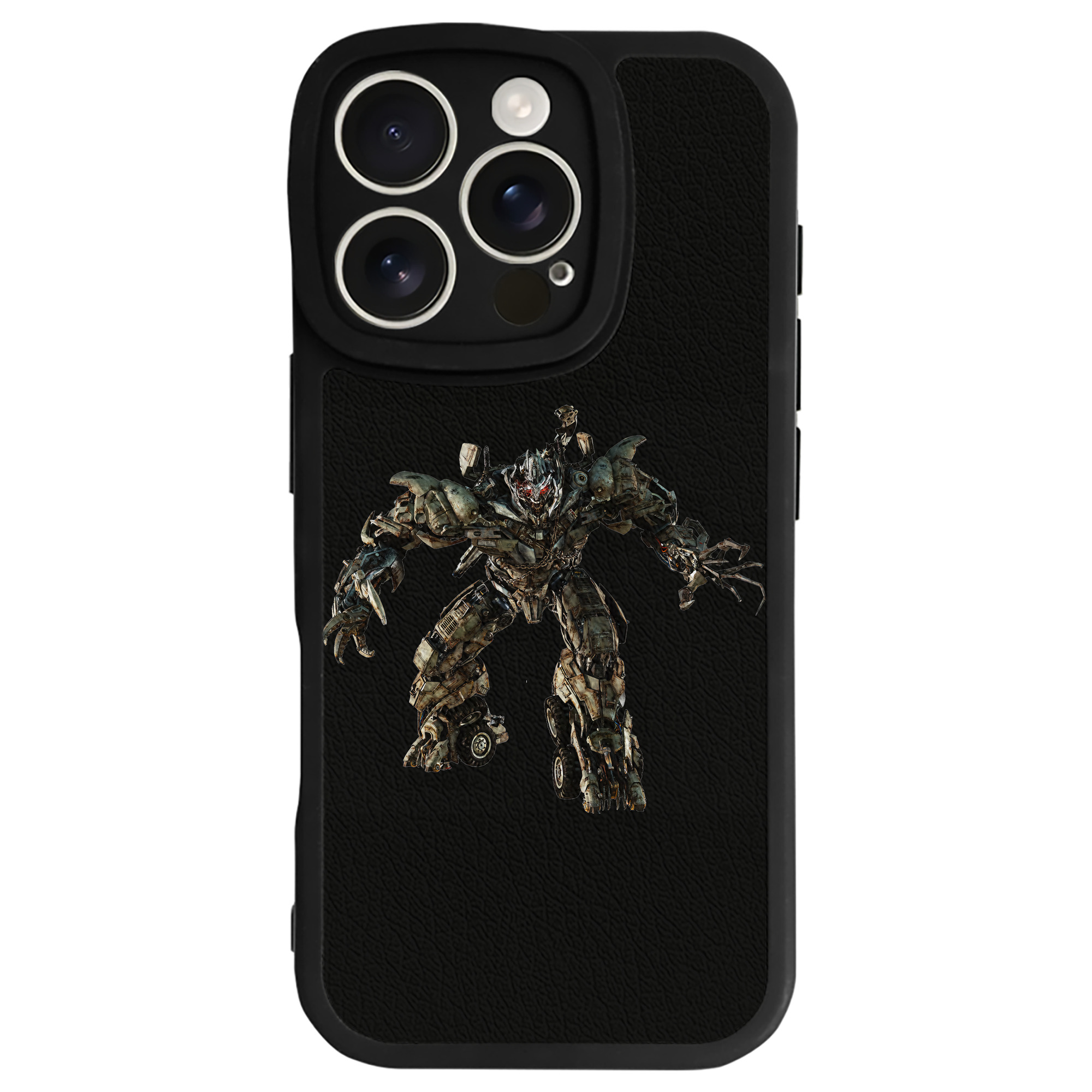 （画像用） Transformers トランスフォーマー 【iPhone 16シリーズ対応】シリコンスマホケース（レザー調） 材質：シリコン